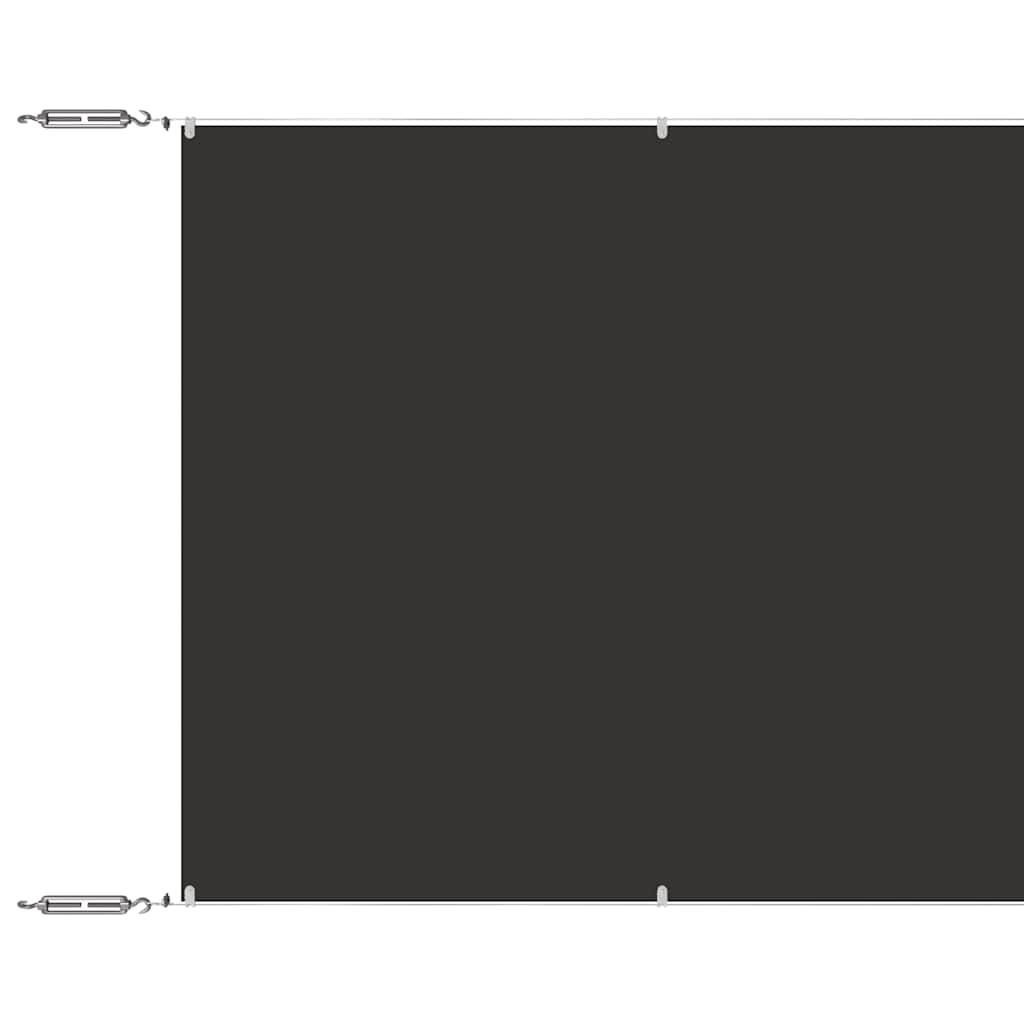 Senkrechtmarkise Anthrazit 140x800 cm Oxford-Gewebe