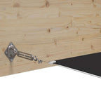 Senkrechtmarkise Anthrazit 180x1200 cm Oxford-Gewebe