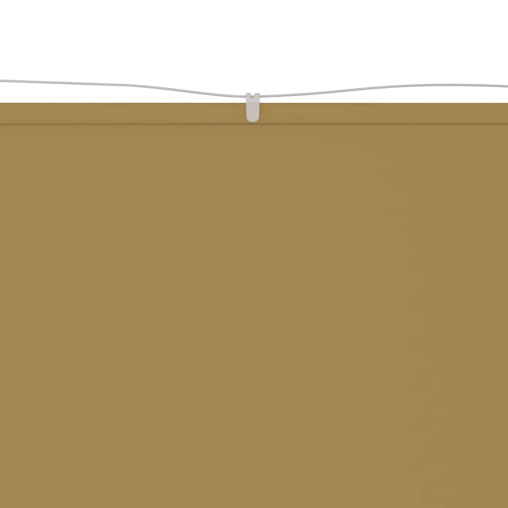 Senkrechtmarkise Beige 60x600 cm Oxford-Gewebe