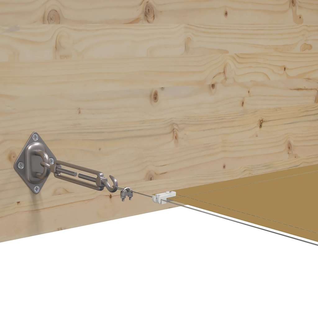 Senkrechtmarkise Beige 60x600 cm Oxford-Gewebe