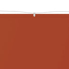 Senkrechtmarkise Terrakotta 100x800 cm Oxford-Gewebe