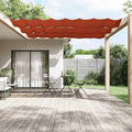Senkrechtmarkise Terrakotta 100x800 cm Oxford-Gewebe