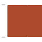 Senkrechtmarkise Terrakotta 100x1000 cm Oxford-Gewebe