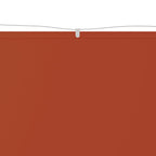 Senkrechtmarkise Terrakotta 100x1000 cm Oxford-Gewebe