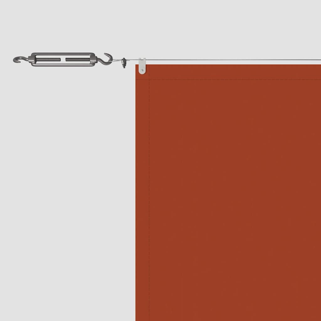 Senkrechtmarkise Terrakotta 100x1200 cm Oxford-Gewebe