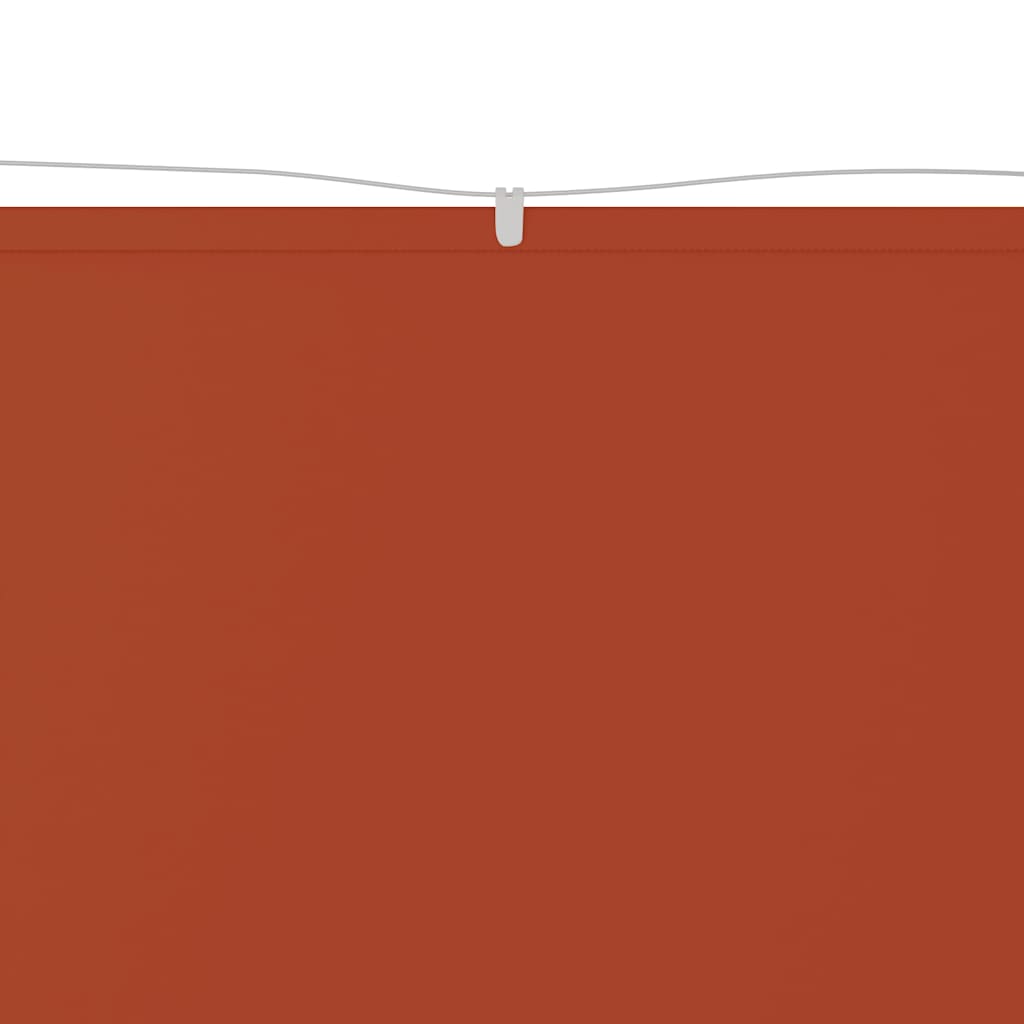 Senkrechtmarkise Terrakotta 140x800 cm Oxford-Gewebe