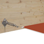 Senkrechtmarkise Terrakotta 140x800 cm Oxford-Gewebe