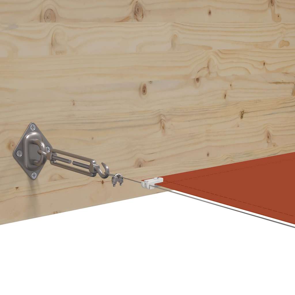 Senkrechtmarkise Terrakotta 140x800 cm Oxford-Gewebe