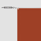Senkrechtmarkise Terrakotta 140x800 cm Oxford-Gewebe
