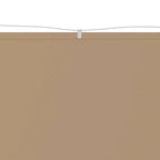 Senkrechtmarkise Taupe 60x1200 cm Oxford-Gewebe