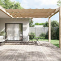 Senkrechtmarkise Taupe 60x1200 cm Oxford-Gewebe