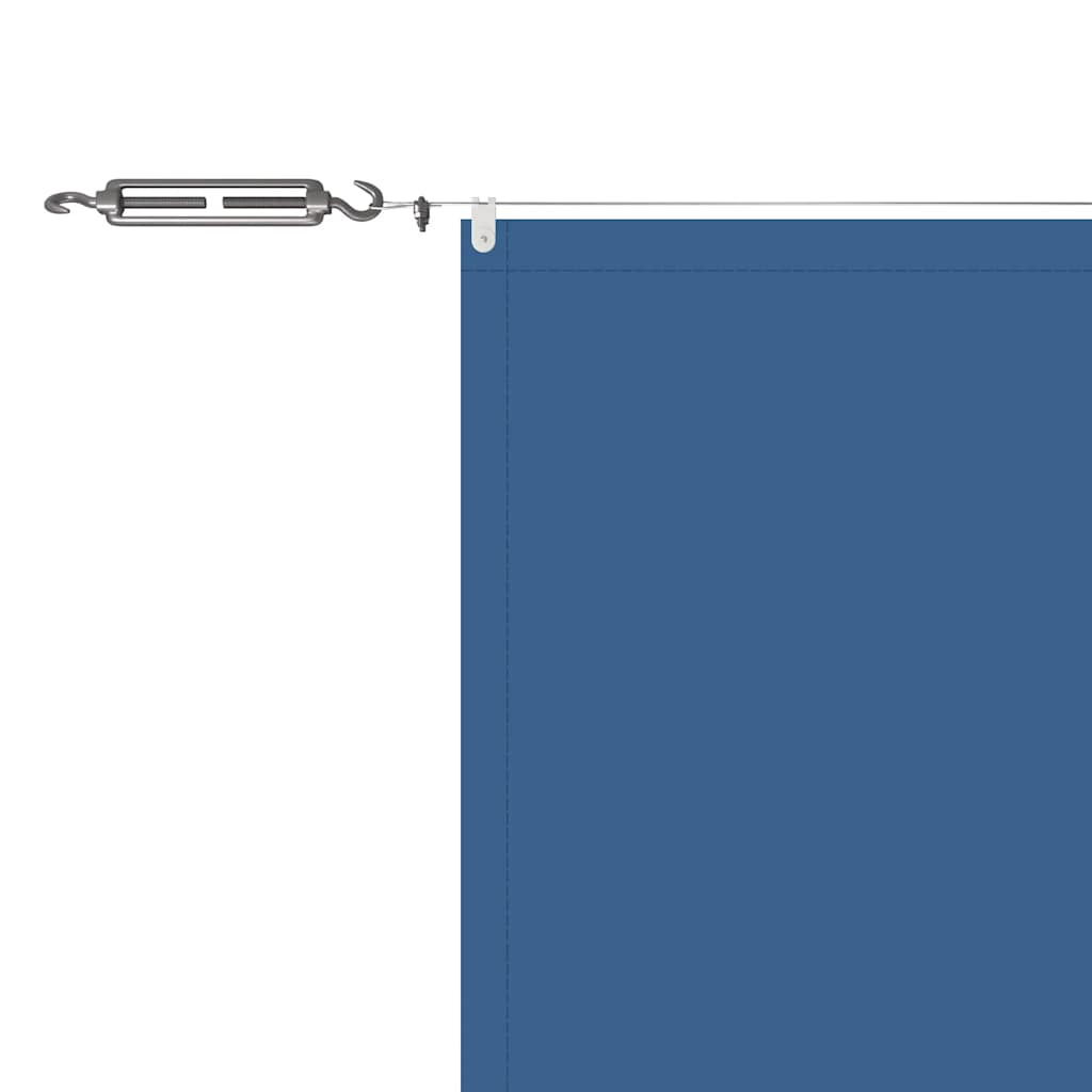 Senkrechtmarkise Blau 100x800 cm Oxford-Gewebe