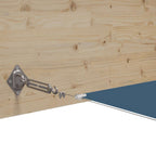 Senkrechtmarkise Blau 100x800 cm Oxford-Gewebe
