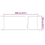 Senkrechtmarkise Blau 100x800 cm Oxford-Gewebe