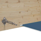 Senkrechtmarkise Blau 140x800 cm Oxford-Gewebe