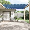 Senkrechtmarkise Blau 140x1200 cm Oxford-Gewebe