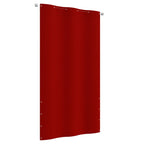 Balkon-Sichtschutz Rot 120x240 cm Oxford-Gewebe