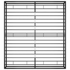 Bettgestell Schwarz Metall 160x200 cm