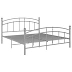 Bettgestell Grau Metall 180x200 cm