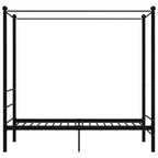 Himmelbett Schwarz Metall 100x200 cm