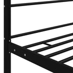 Himmelbett Schwarz Metall 180x200 cm