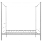 Himmelbett Weiß Metall 180x200 cm