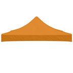 Partyzelt-Dach 3x3 m Orange 270 g/m²