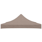 Partyzelt-Dach 3x3 m Taupe 270 g/m²