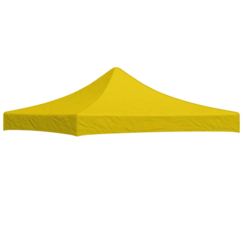 Partyzelt-Dach 3x3 m Gelb 270 g/m²
