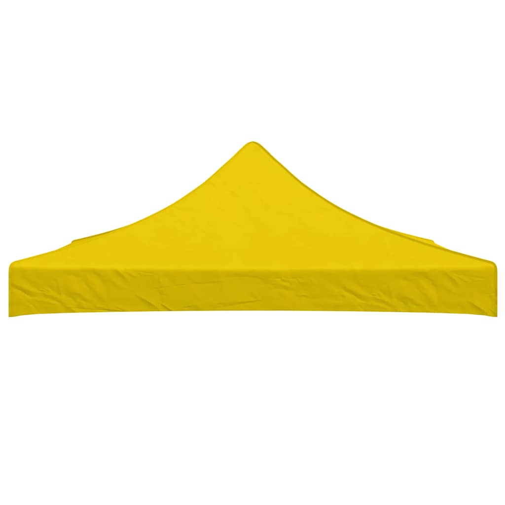 Partyzelt-Dach 3x3 m Gelb 270 g/m²