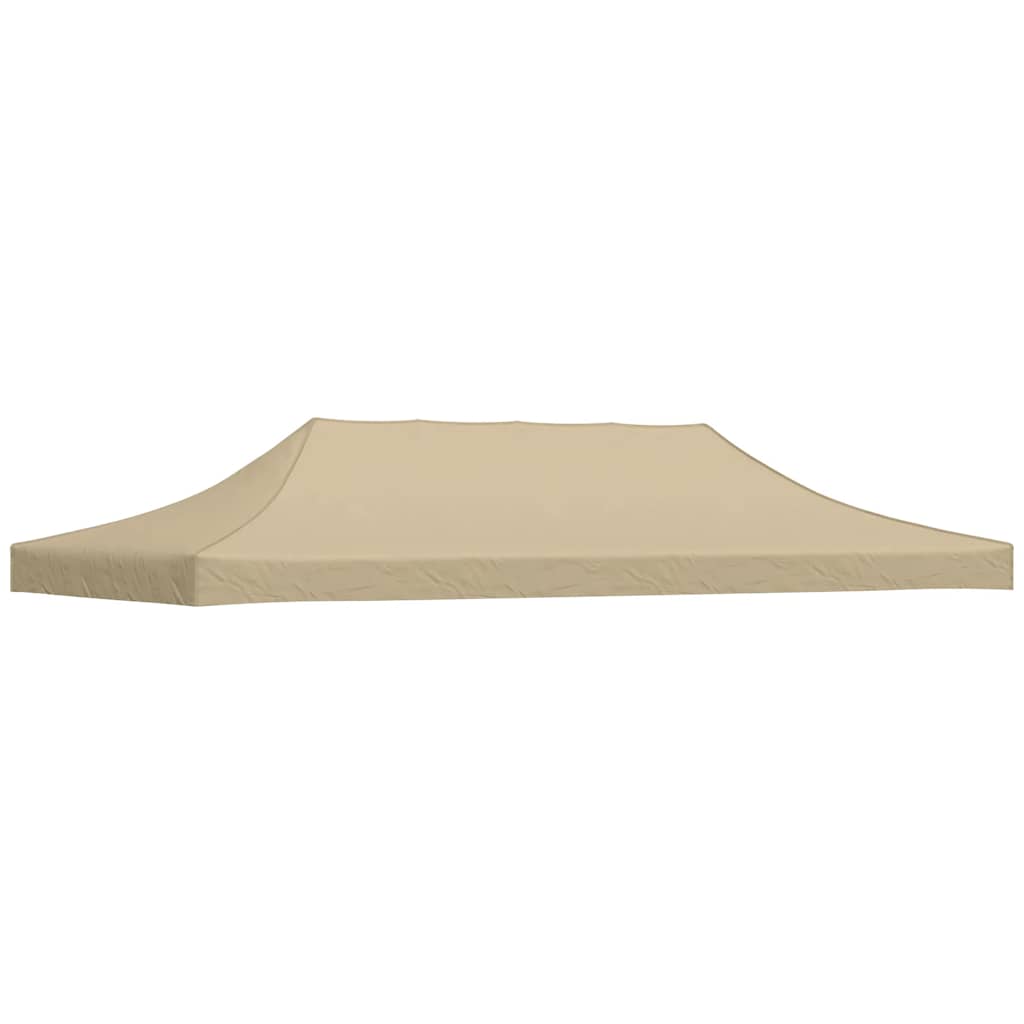 Partyzelt-Dach 6x3 m Beige 270 g/m²