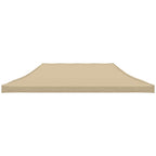 Partyzelt-Dach 6x3 m Beige 270 g/m²