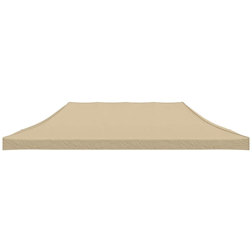 Partyzelt-Dach 6x3 m Beige 270 g/m²