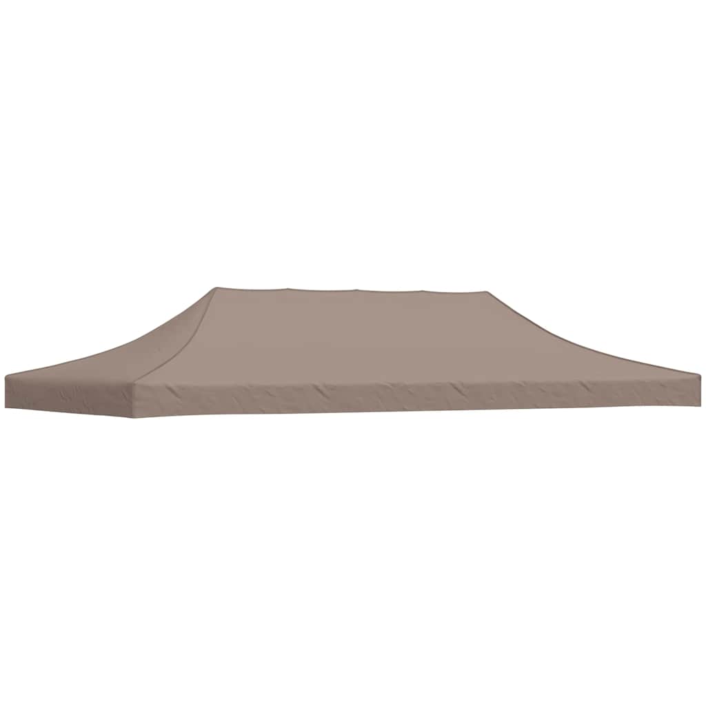 Partyzelt-Dach 6x3 m Taupe 270 g/m²