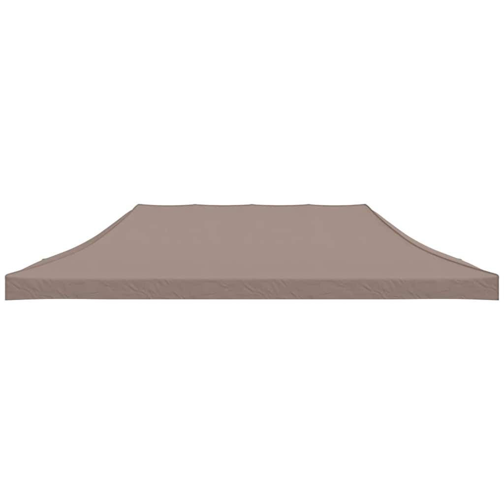 Partyzelt-Dach 6x3 m Taupe 270 g/m²