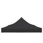 Partyzelt-Dach 4,5x3 m Schwarz 270 g/m²