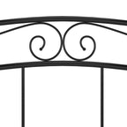Bett Schwarz Metall 160x200 cm