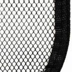 Faltbarer Welpenlaufstall mit Tragetasche Schwarz 125x125x61 cm