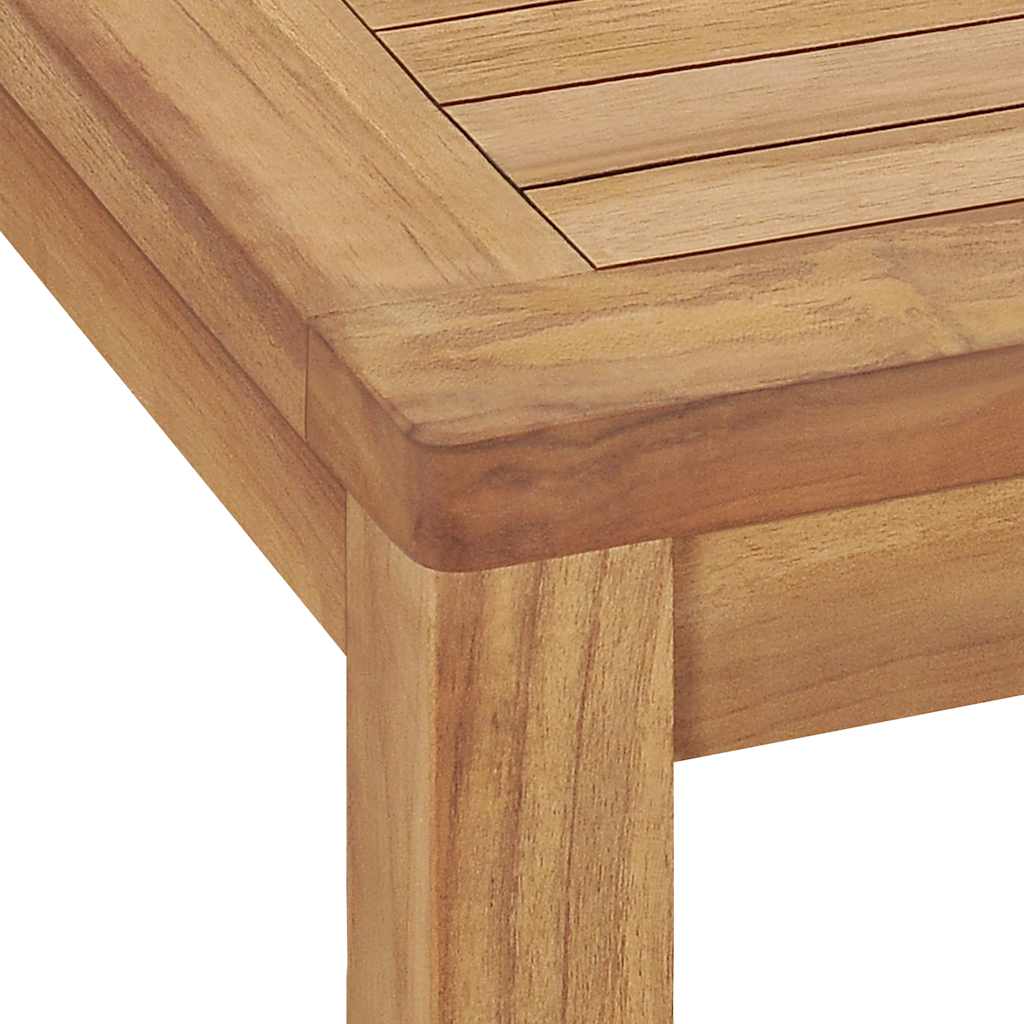 Garten-Esstisch 140x80x77 cm Massivholz Teak