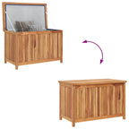Gartenbox 90x50x58 cm Massivholz Teak