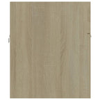 Waschbeckenunterschrank Sonoma-Eiche 90x38,5x46cm Holzwerkstoff