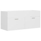 Waschbeckenunterschrank Weiß 100x38,5x46 cm Holzwerkstoff