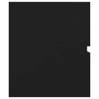 Waschbeckenunterschrank Schwarz 90x38,5x45 cm Holzwerkstoff