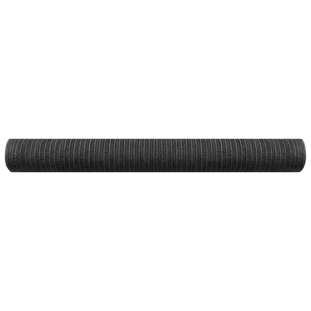 Zaunblende Anthrazit 1,8x50 m HDPE 150 g/m²