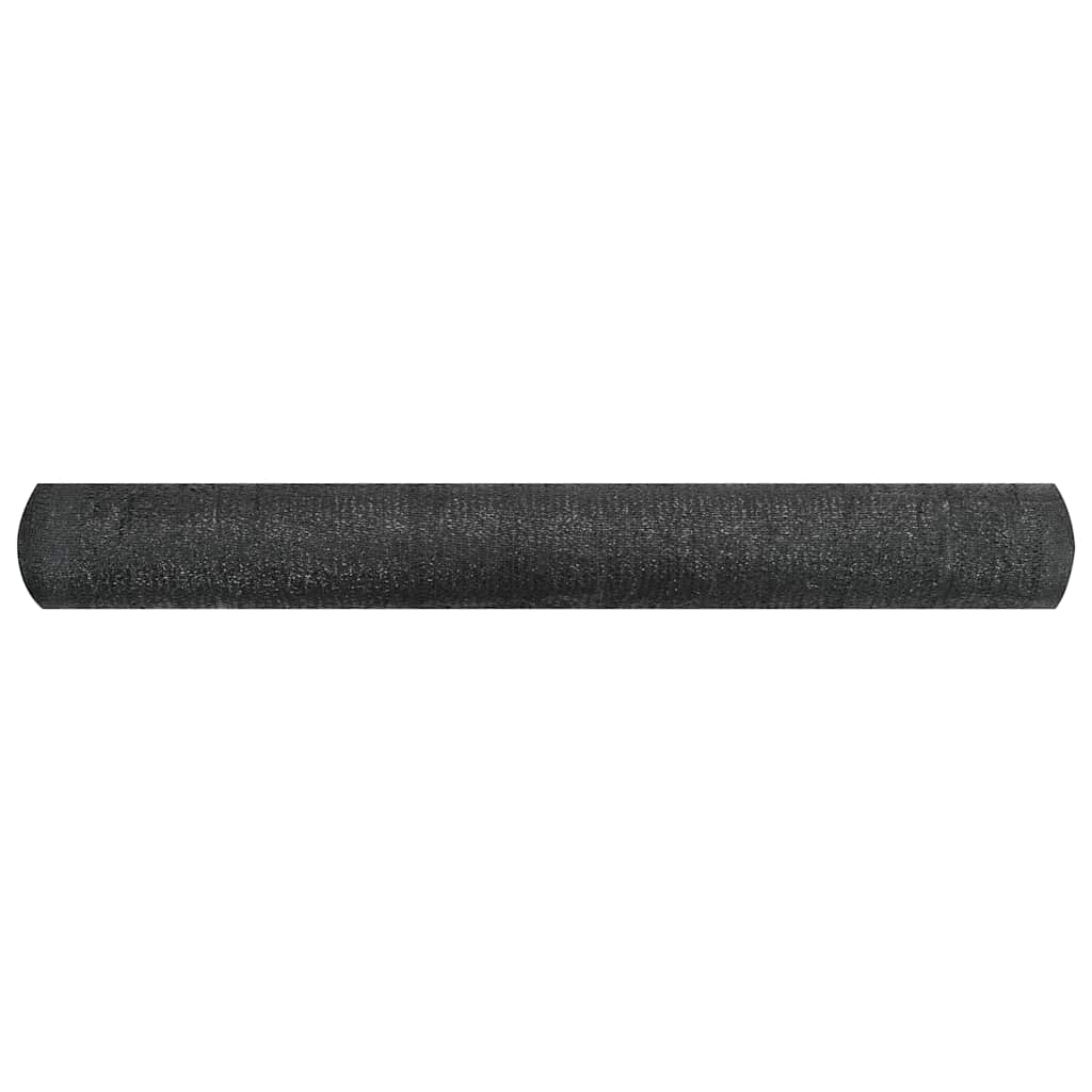Zaunblende Schwarz 1,2x10 m HDPE 195 g/m²