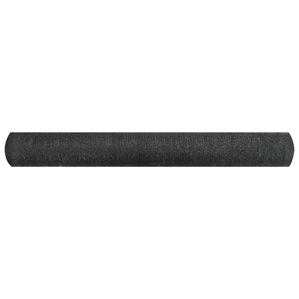 Zaunblende Schwarz 3,6x25 m HDPE 195 g/m²