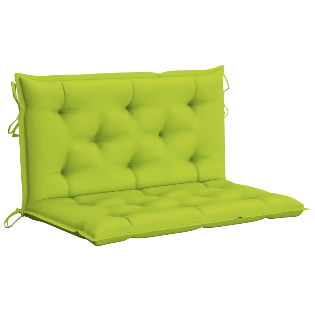 Hollywoodschaukel mit Palmblättern und Kissen 202 cm Bambus