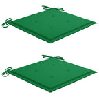 Klappbare Gartenstühle 2 Stk. mit Sitzkissen Massivholz Akazie