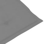 Verstellbare Gartenstühle 3 Stk. mit Auflagen Massivholz Akazie