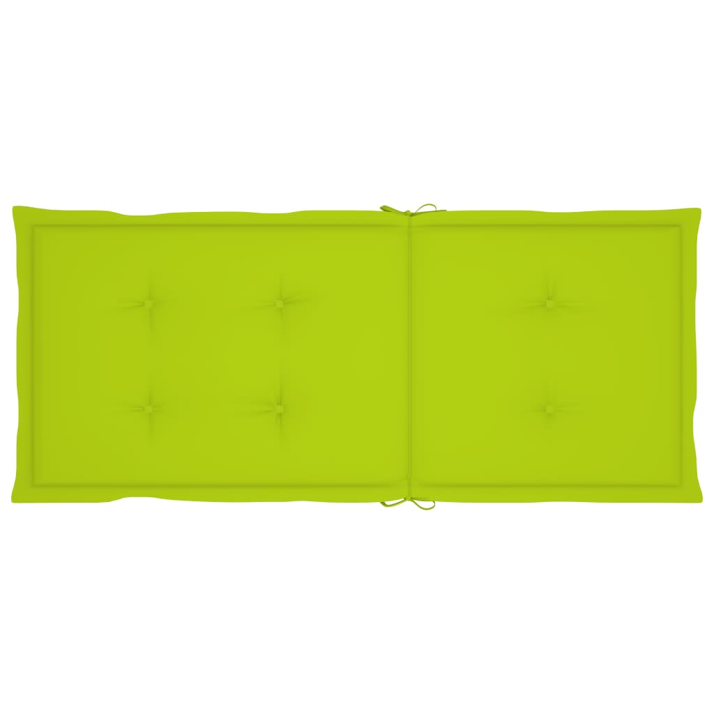 Verstellbare Gartenstühle 3 Stk. mit Auflagen Massivholz Akazie